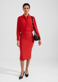 Brielle Skirt, Cherry Red, hi-res