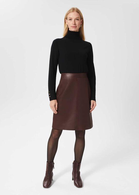 Annalise Leather Skirt