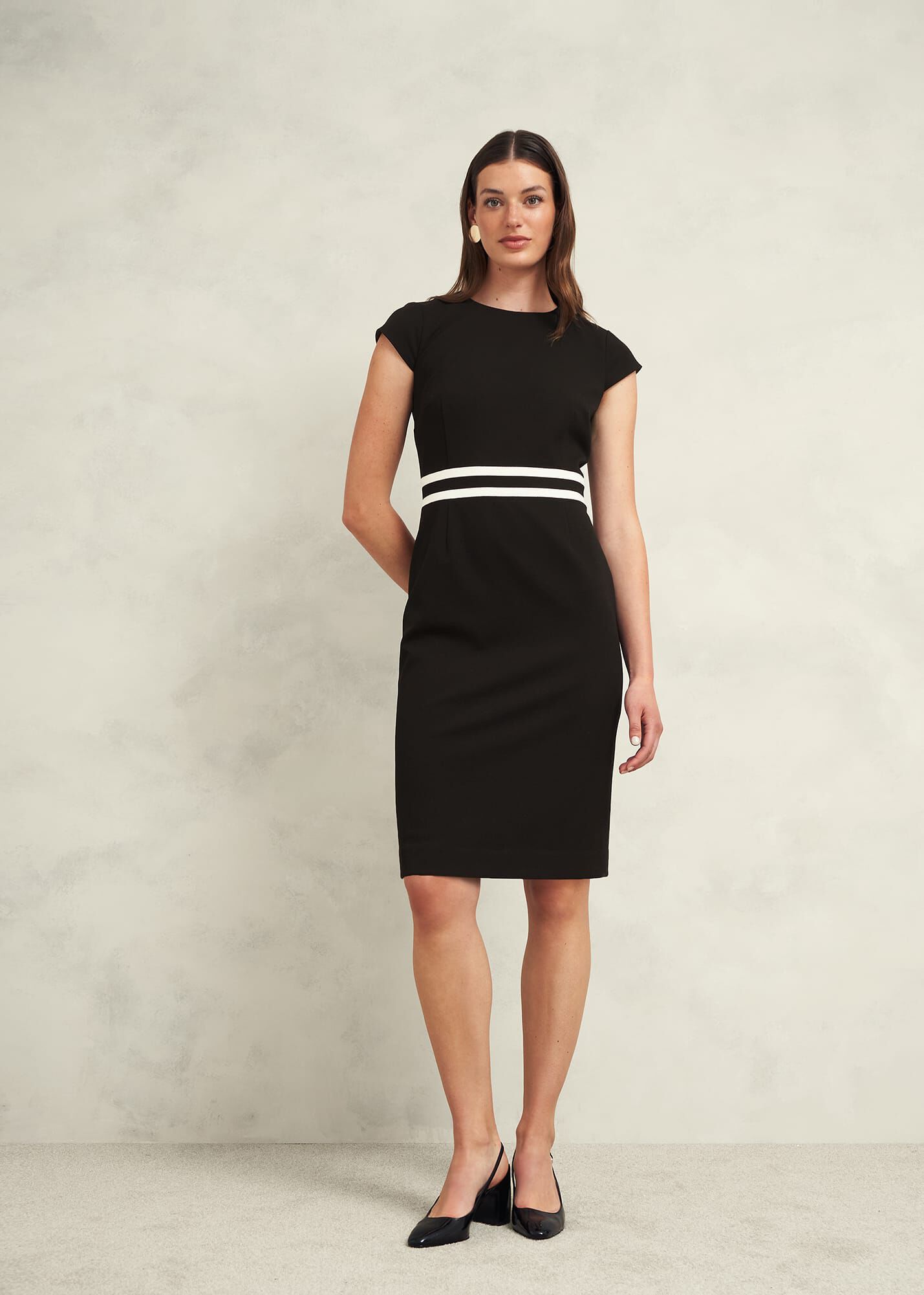 Hobbs black dress cheap