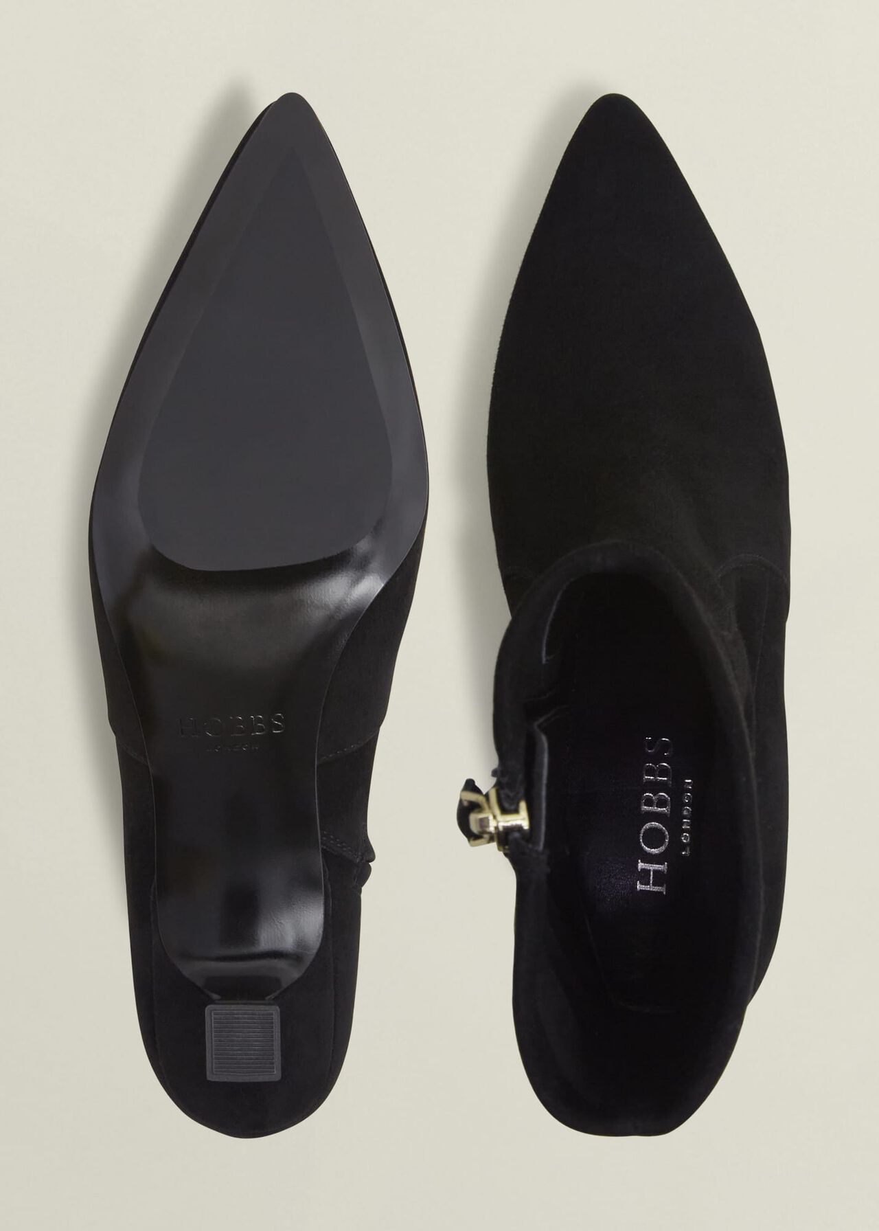 Morgan Suede Stretch Boots, Black, hi-res