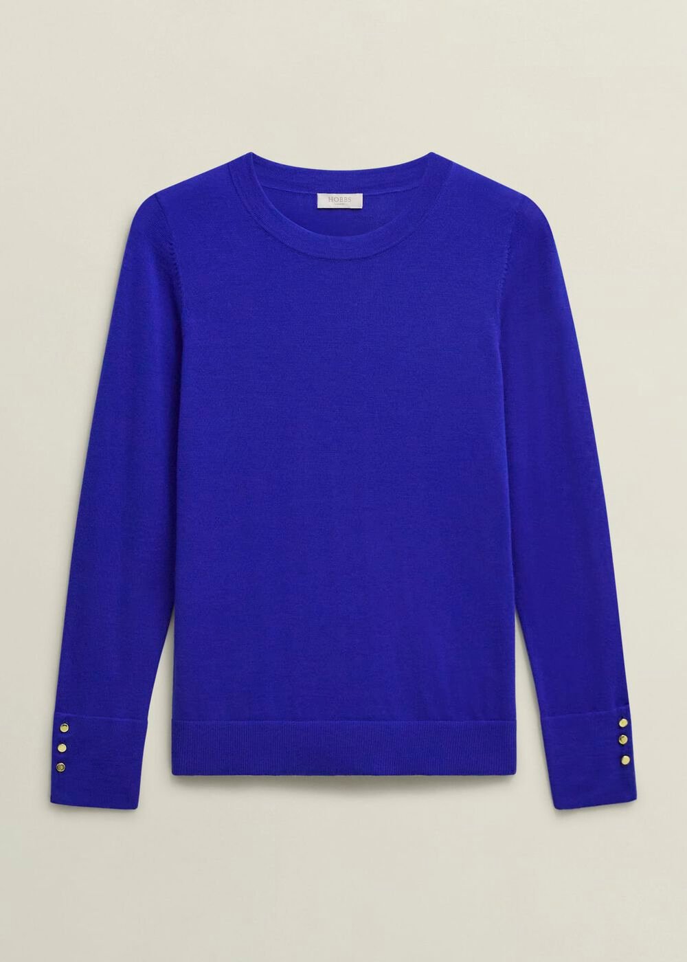 Penny Merino Wool Jumper, Eclipse Blue, hi-res