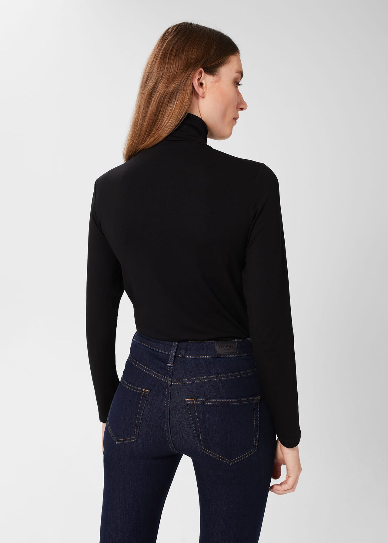 Mischa Turtle Neck, Black, hi-res