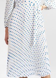 Tallulah Dress, Ivory Blue, hi-res