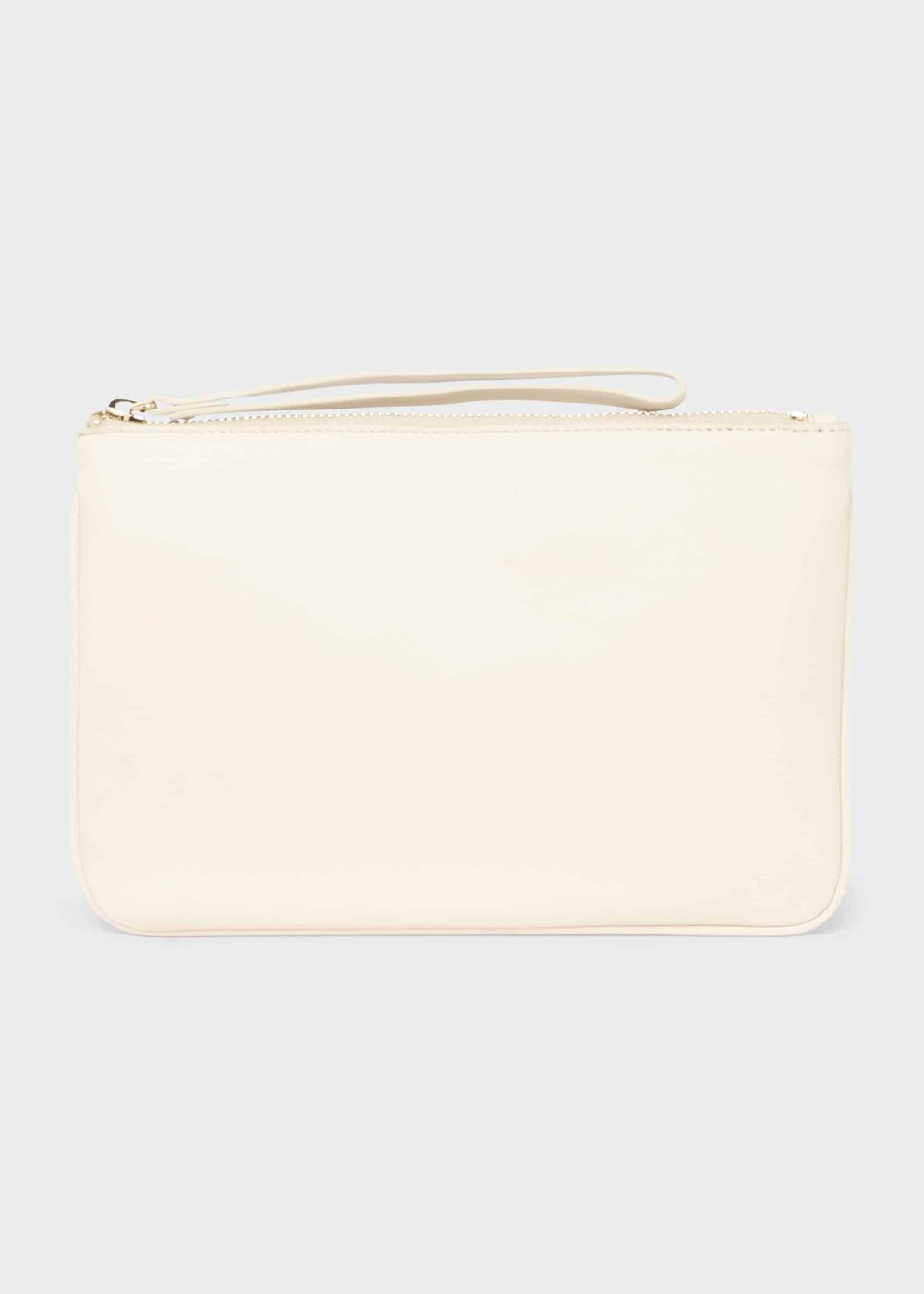 Chelsea Leather Wristlet, Ice White, hi-res