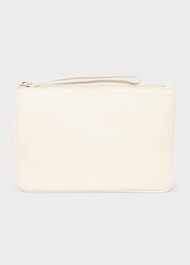 Chelsea Leather Wristlet, Ice White, hi-res
