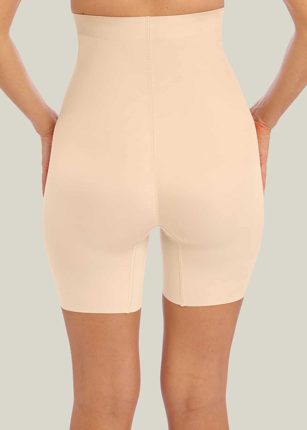 Moderate Control High Waist Long Leg Shaper , Frappe, hi-res