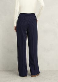 Hadley Pinstripe Trousers, Midnight Ivory, hi-res
