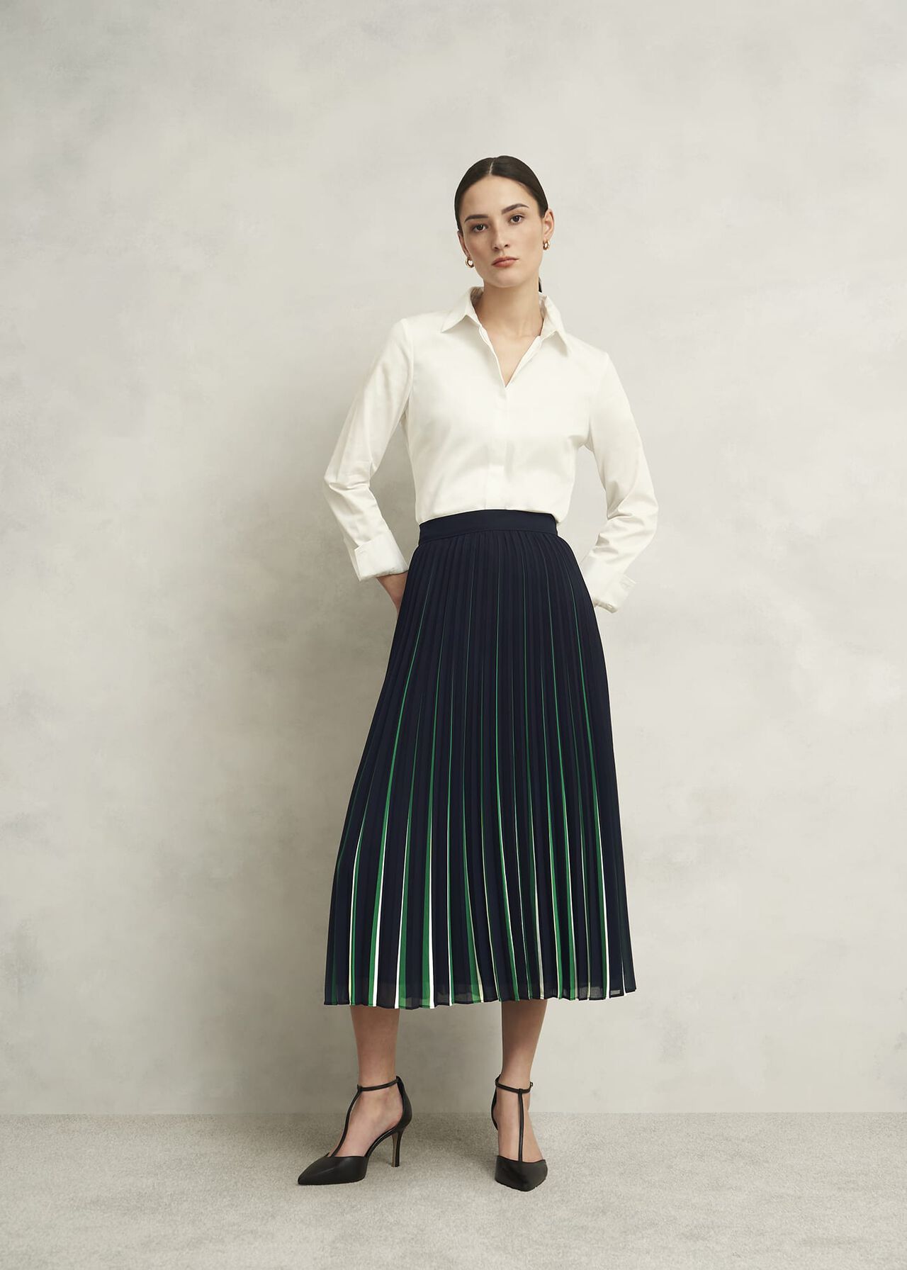 Vida Pleated Skirt