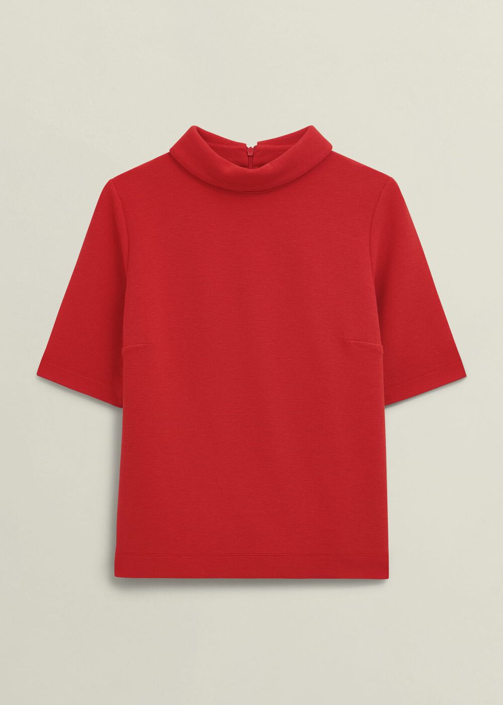 Tali Textured Top, Scarlet Red, hi-res