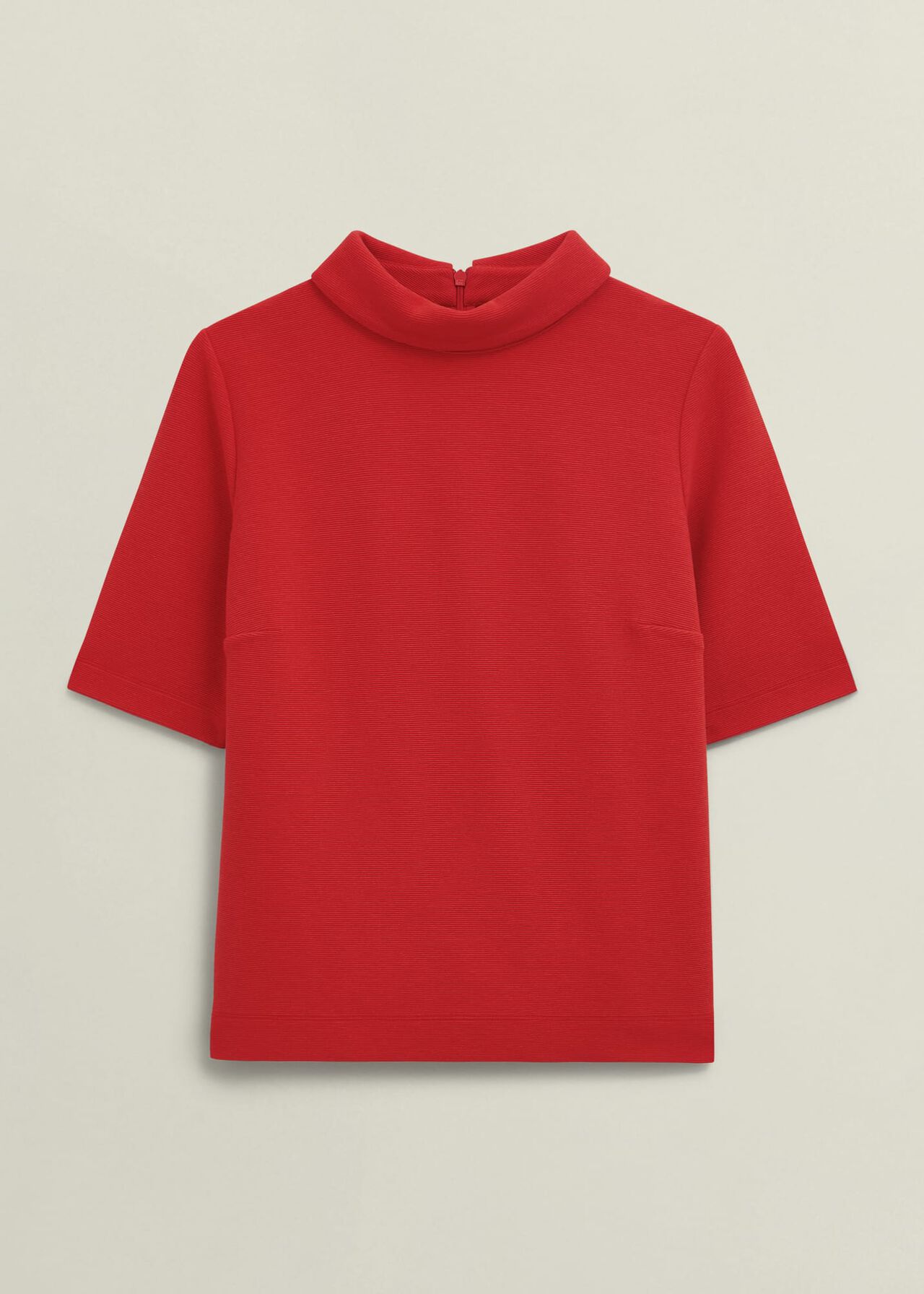 Tali Textured Top, Scarlet Red, hi-res