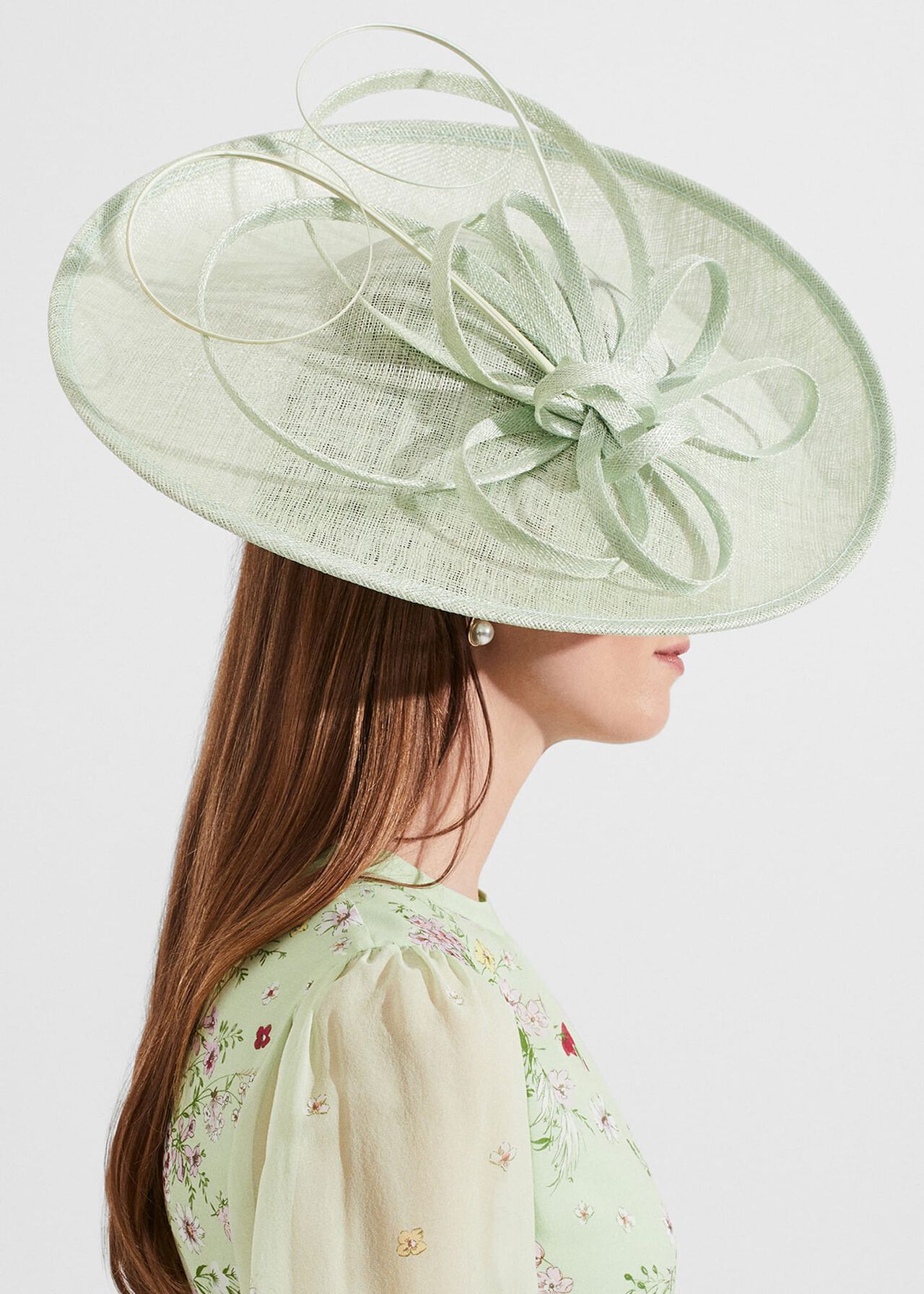 Evangaline Hat, Light Green, hi-res
