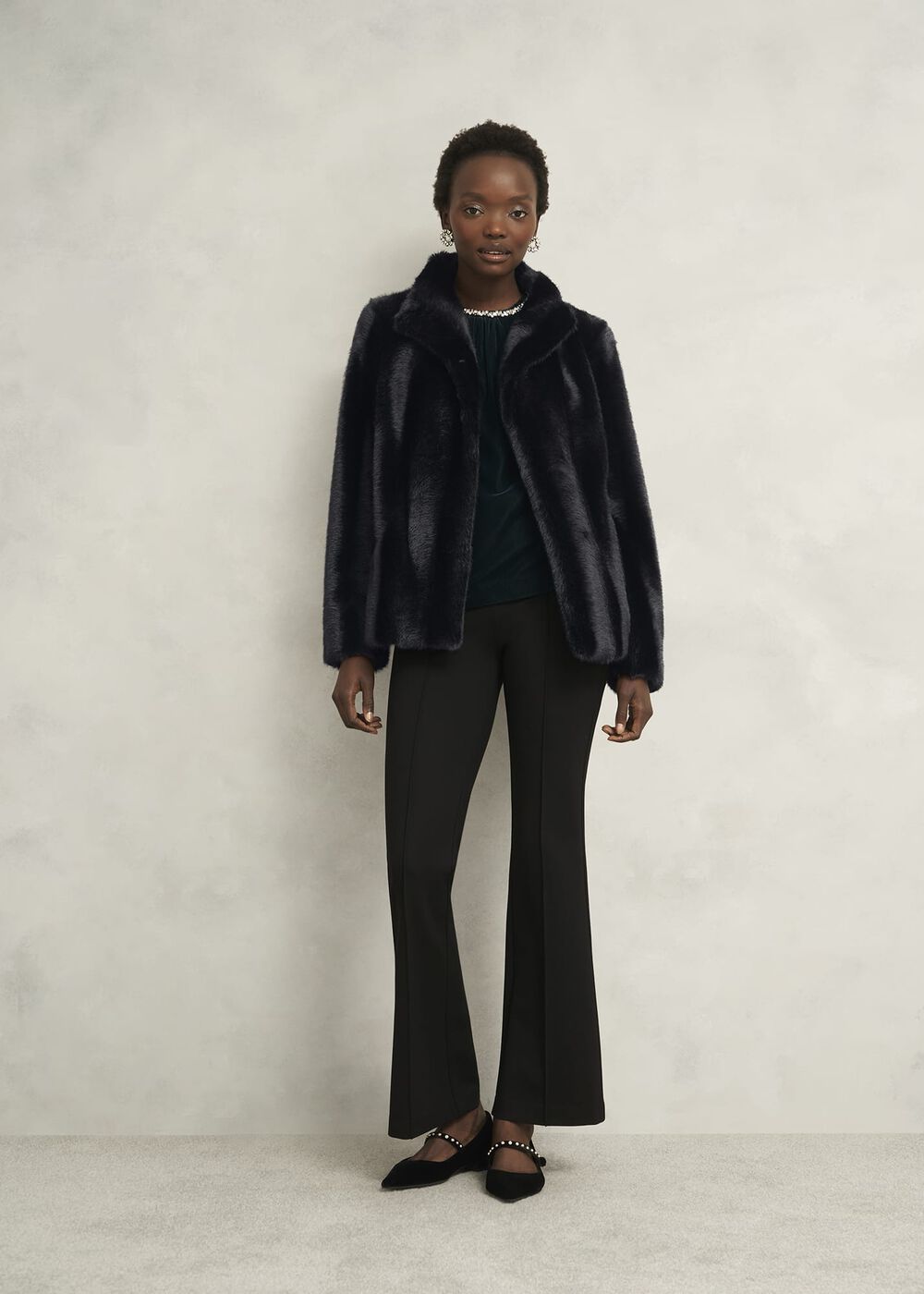 Misha Coat, Black, hi-res