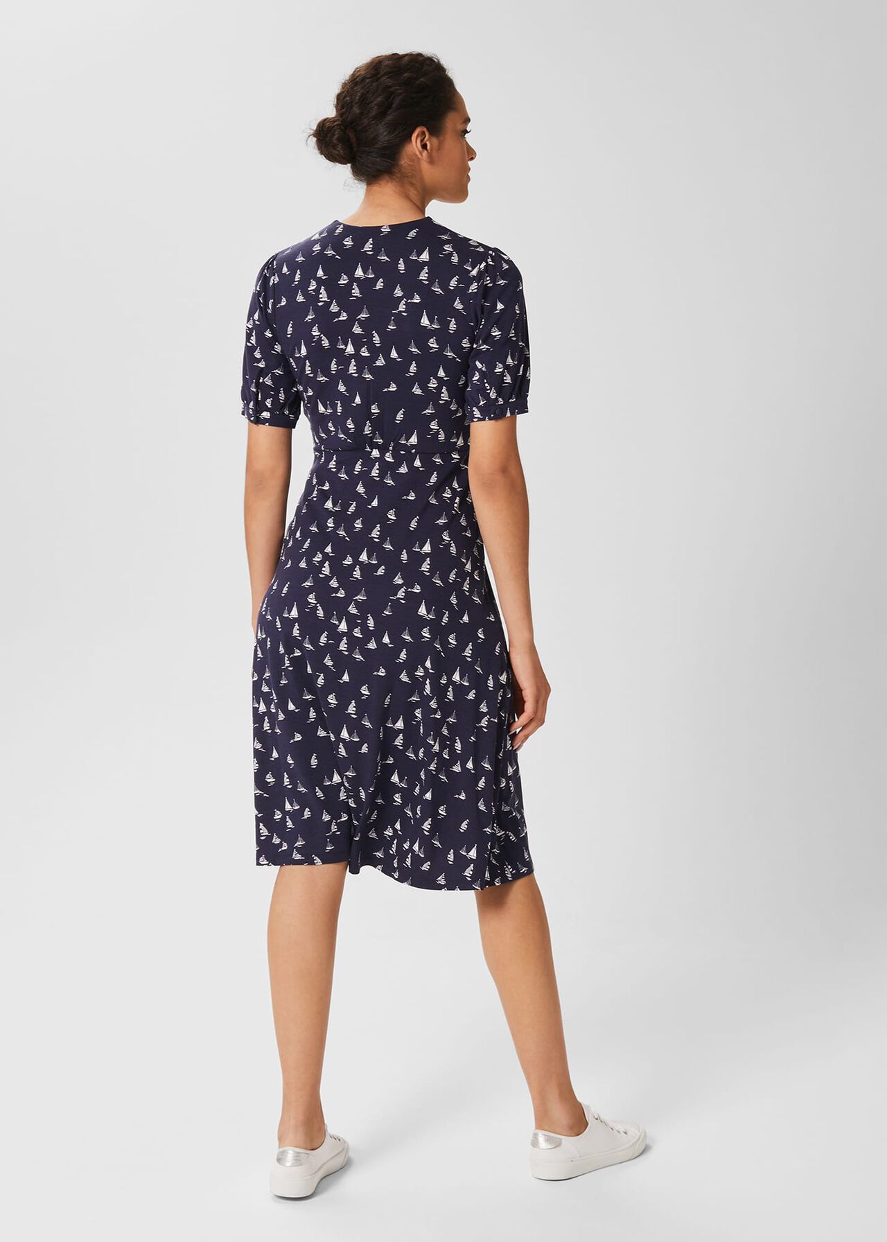 Zoe Fit And Flare Jersey Dress