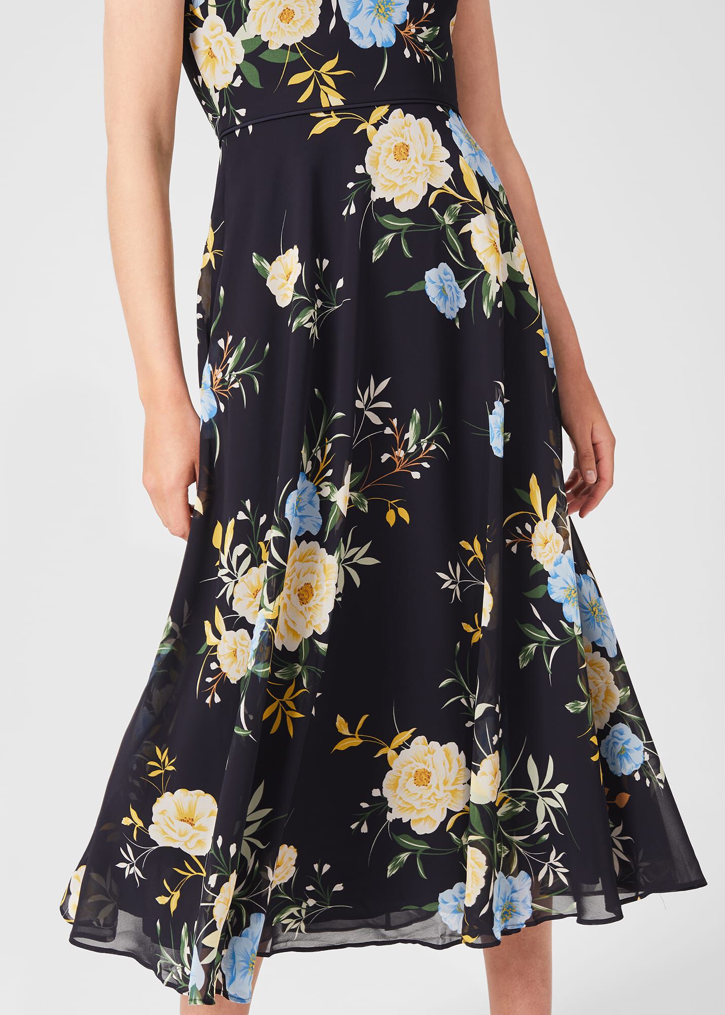 Hobbs carly sale dress yellow