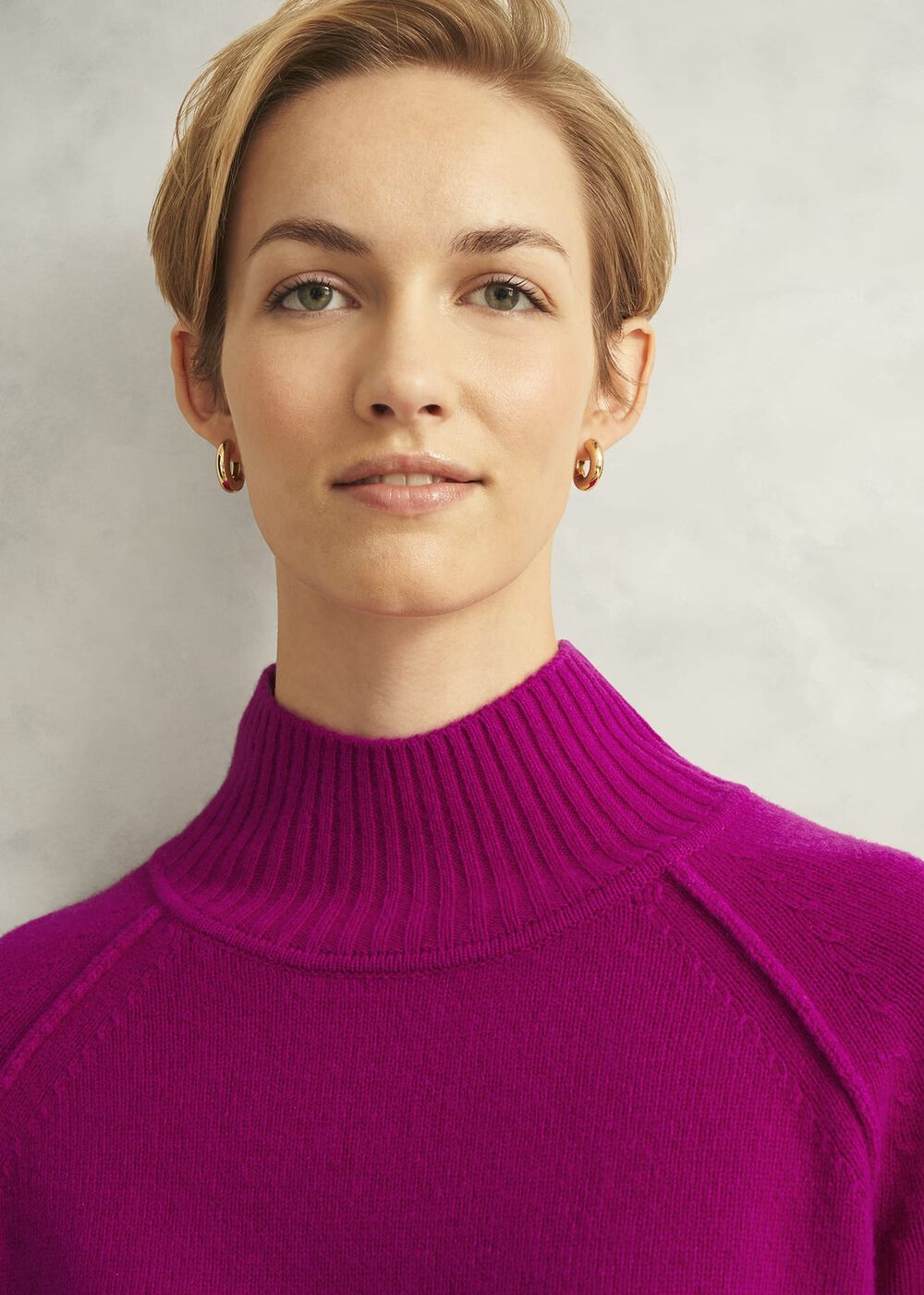 Lorraine Sweater, Magenta Pink, hi-res