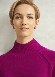Lorraine Sweater, Magenta Pink, hi-res