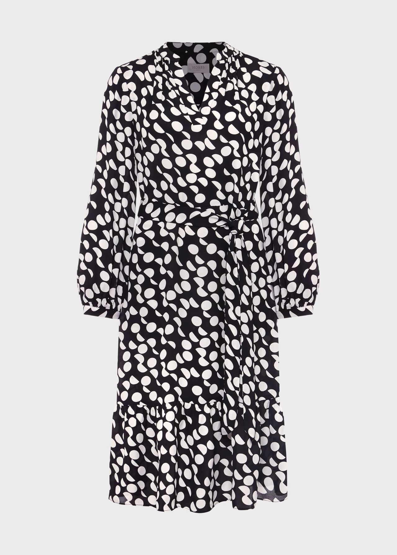 Mallory Dress, Navy Ivory, hi-res