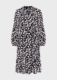 Mallory Dress, Navy Ivory, hi-res