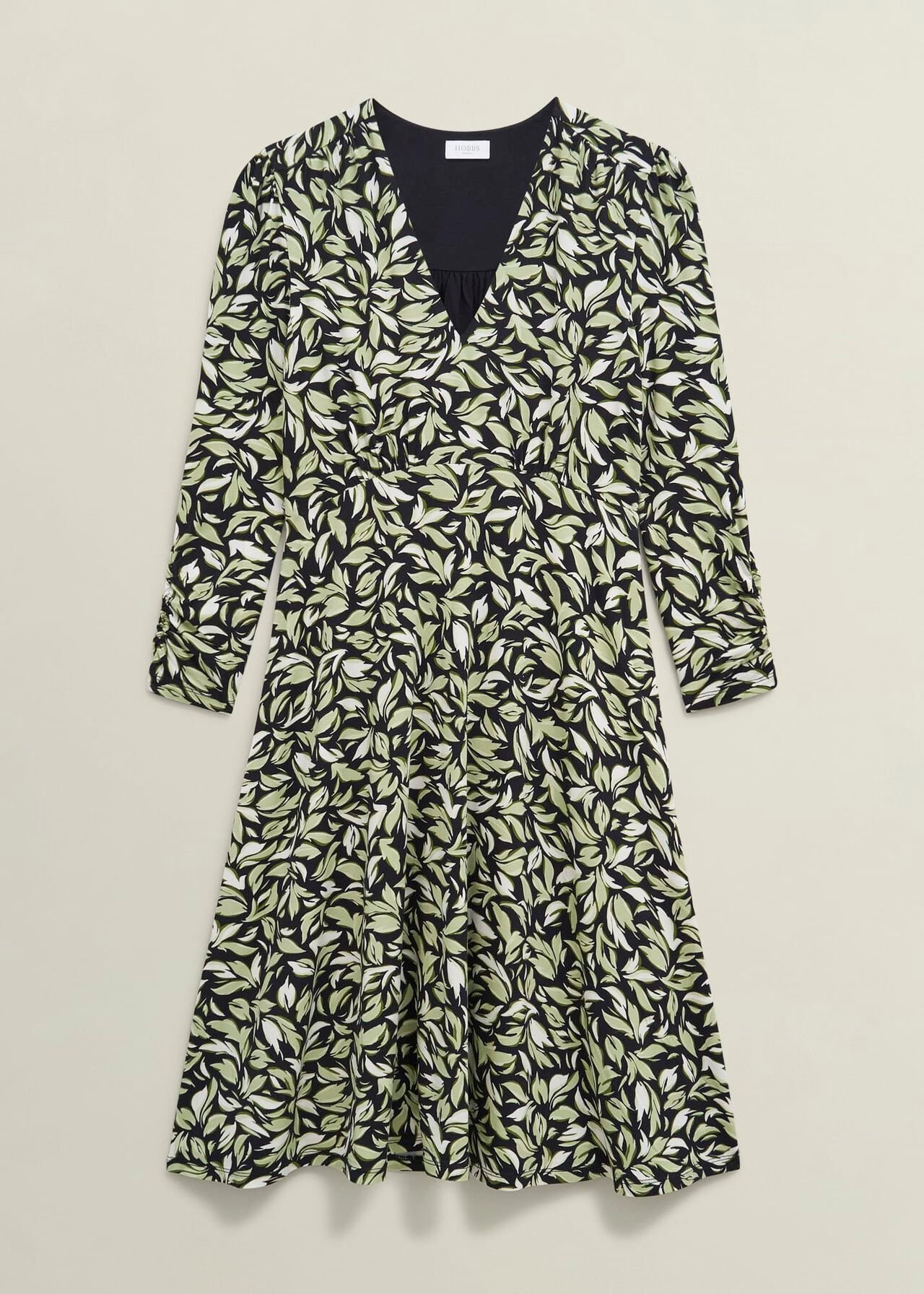 Elosie Jersey Dress, Navy Multi, hi-res