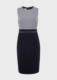 Steph Dress, Navy Multi, hi-res