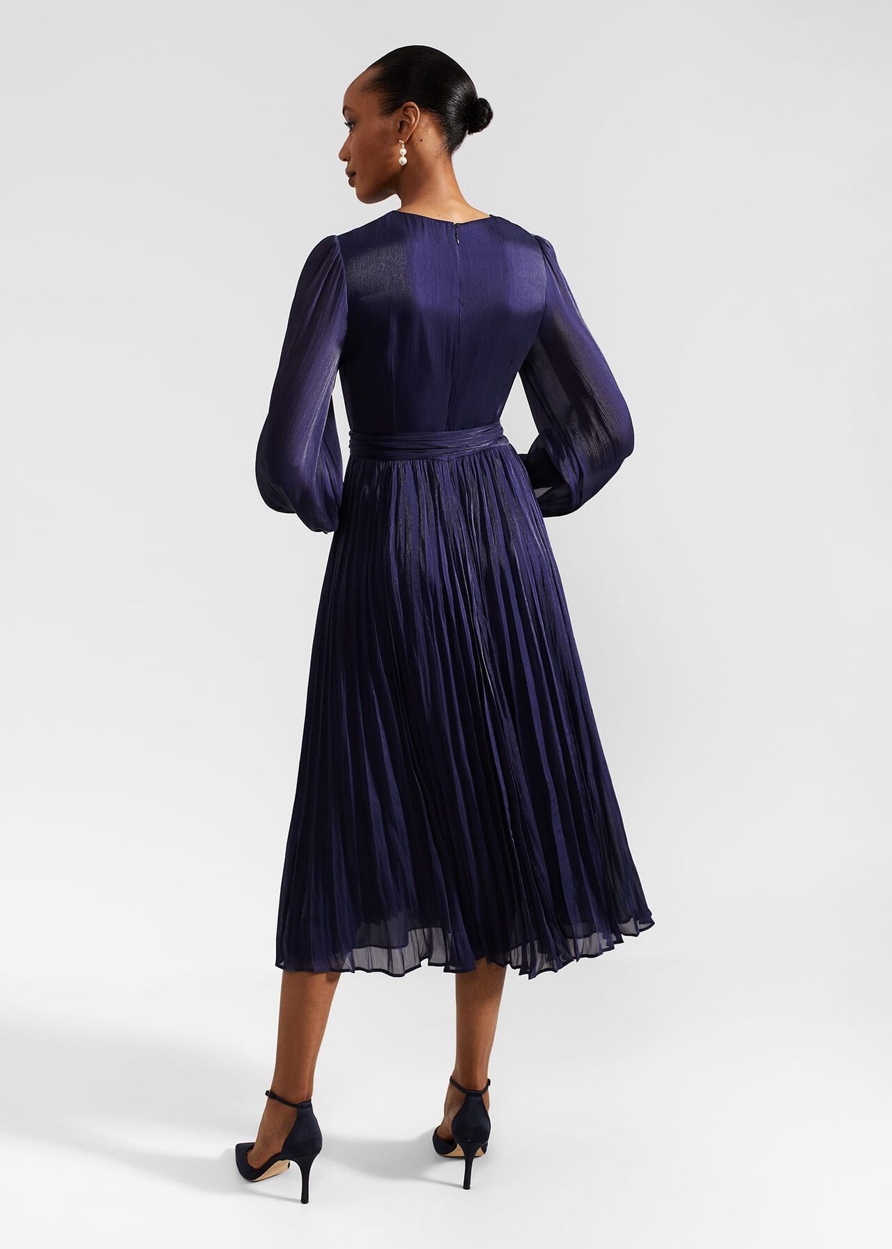 Elina Dress, Midnight Navy, hi-res
