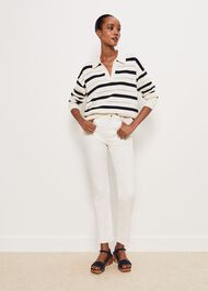 Iva Crop Jeans, Milky White, hi-res