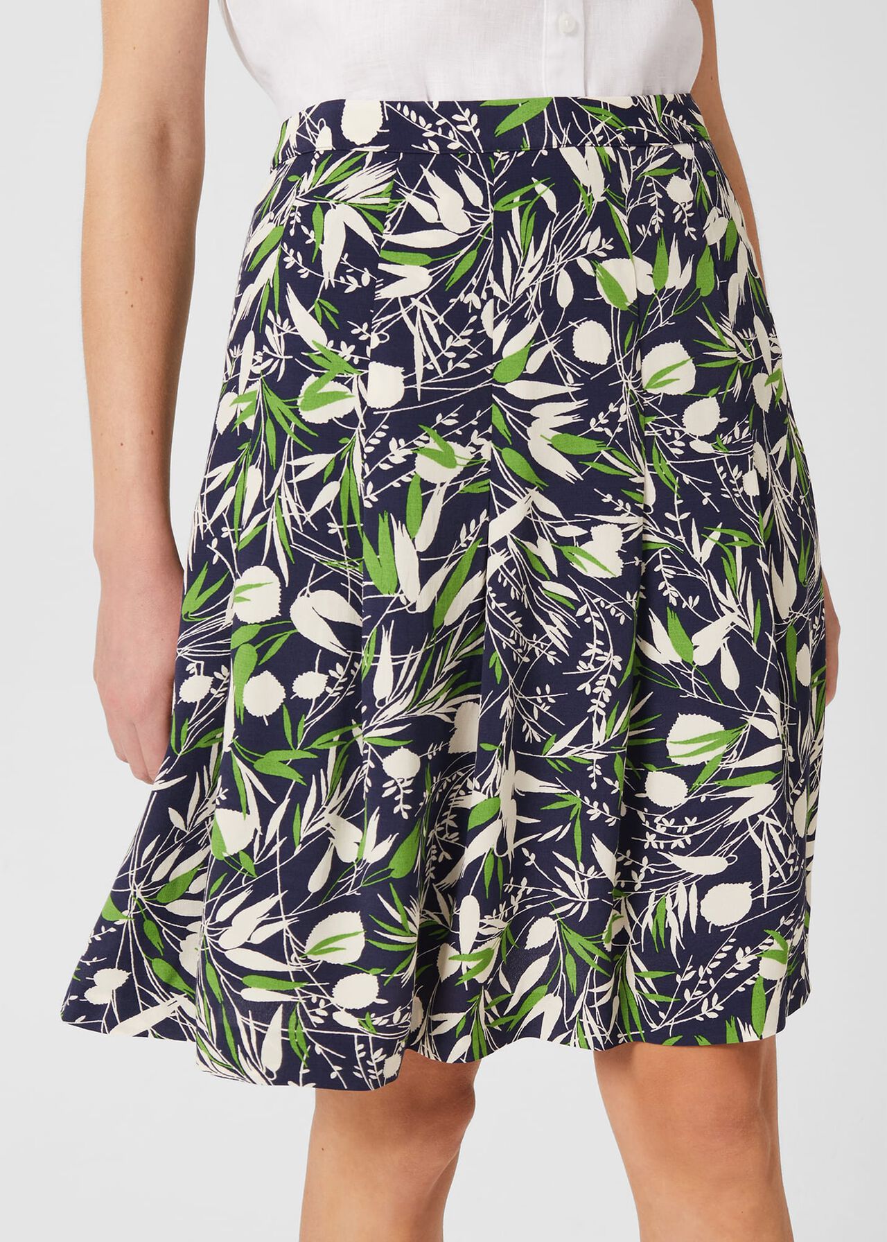 Kadey Printed Skirt , Navy Multi, hi-res