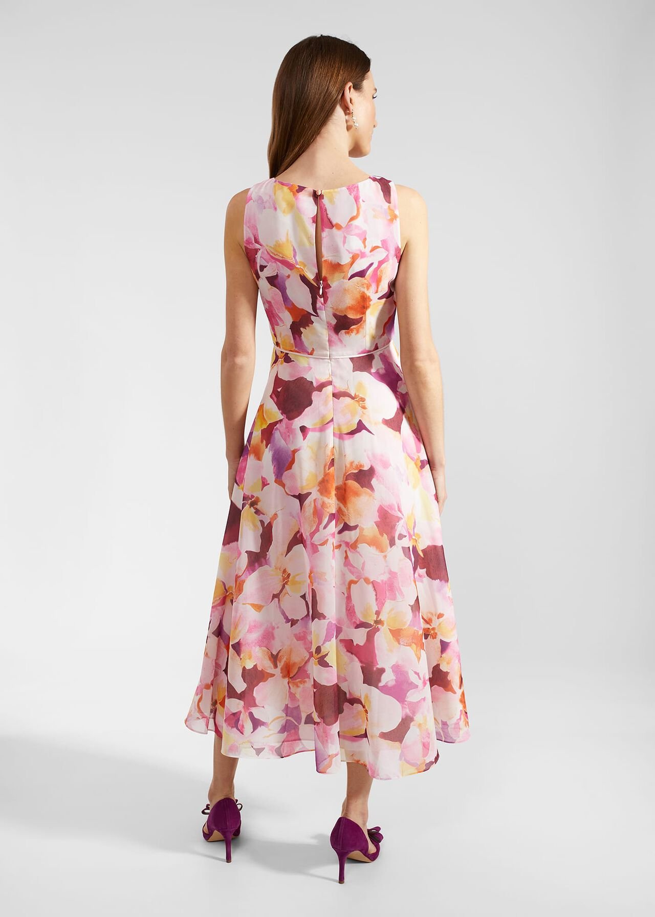 Carly Dress, Pink Multi, hi-res