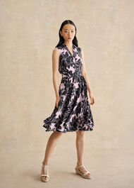 Bea Dress, Navy Pink, hi-res