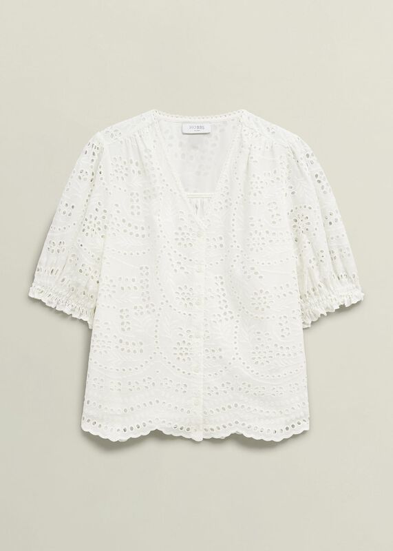 Chiara Broderie Blouse