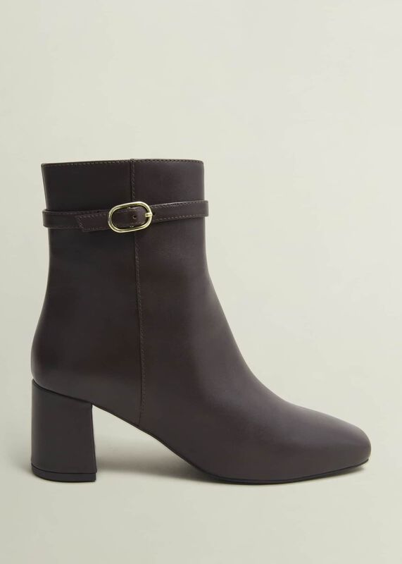 Gabriella Leather Ankle Boots