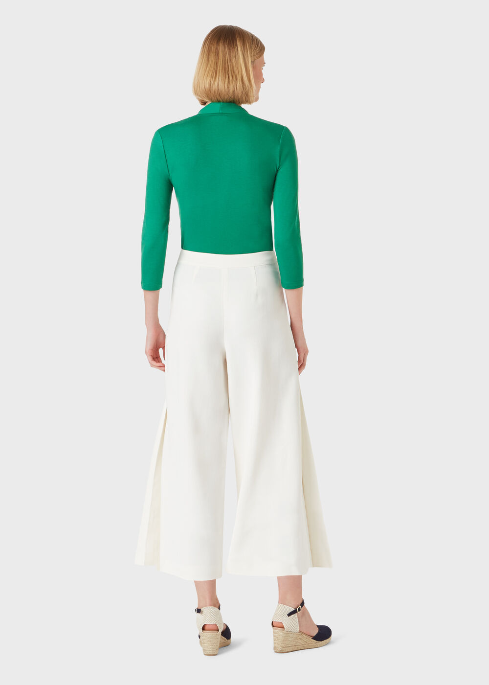 Aimee Double Fronted Top, Green, hi-res