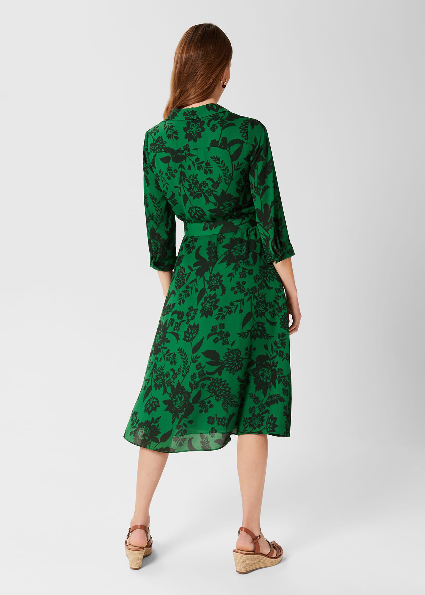 Dalia Floral Fit And Flare Dress