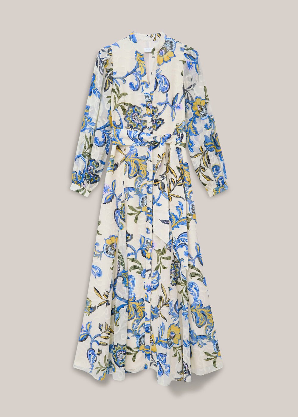 Petite Shanice Paisley Maxi Dress, Cream Multi, hi-res