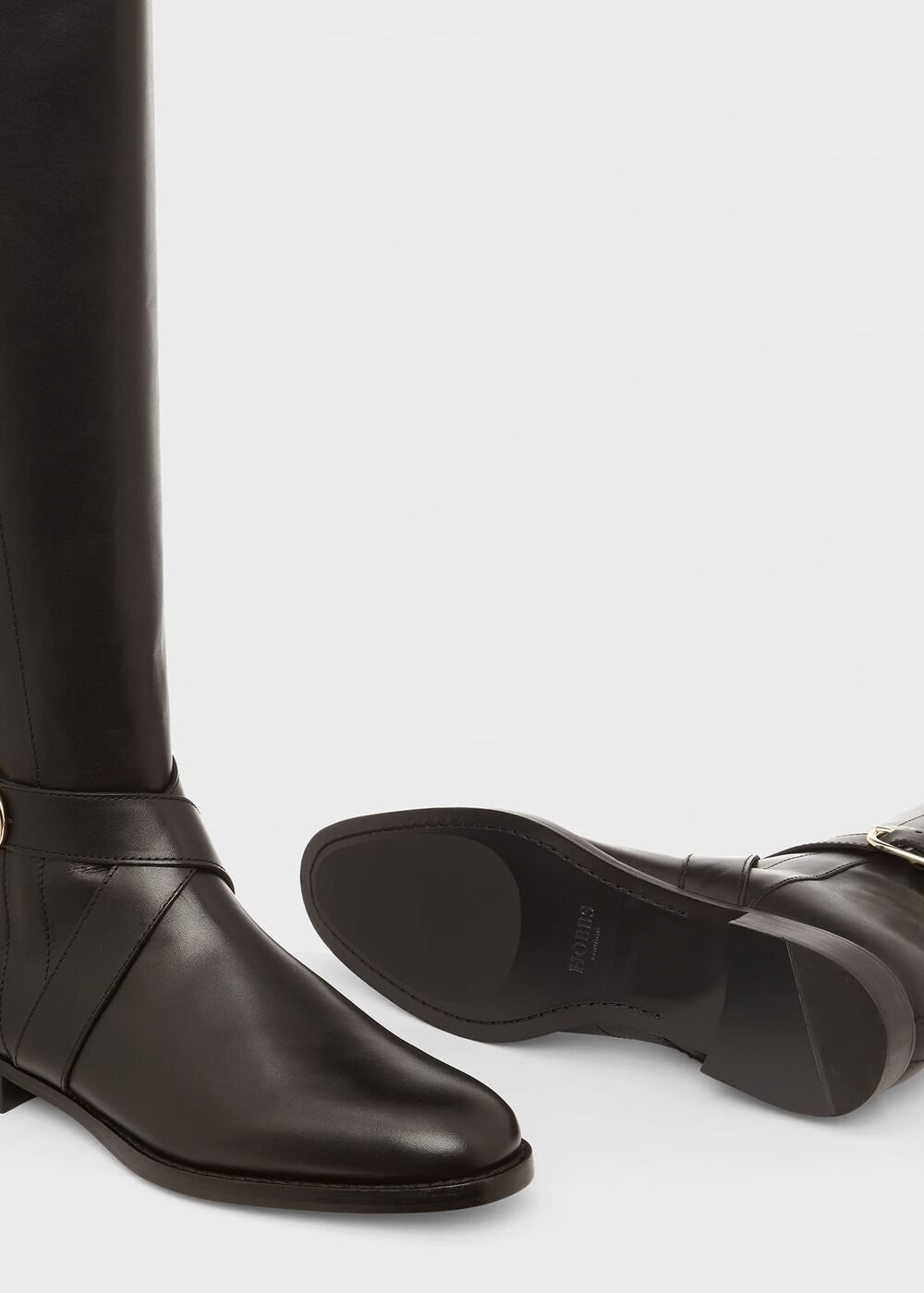 Lisette Knee Boots, Black, hi-res