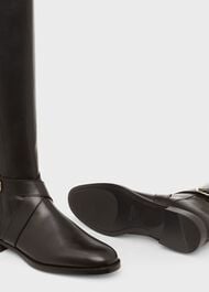 Lisette Knee Boots, Black, hi-res