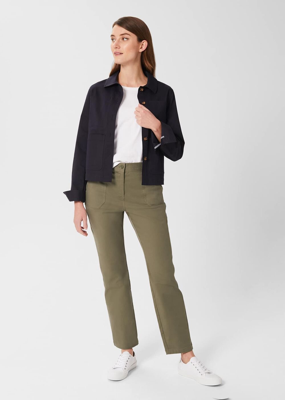 Cynthia Trousers, Khaki, hi-res