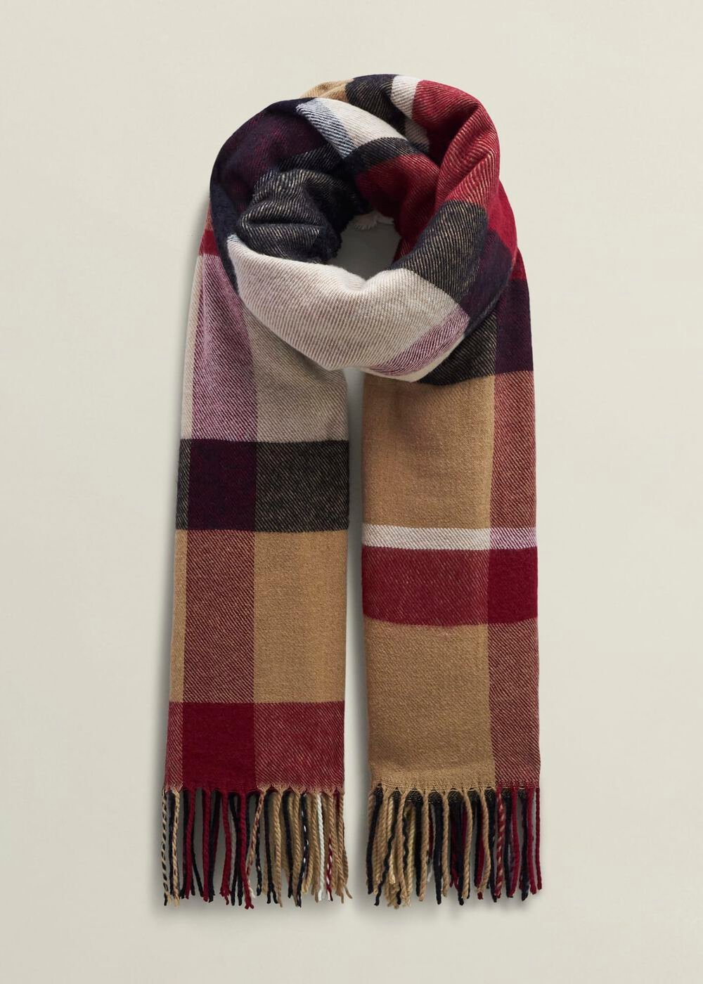Connie Blanket Scarf, Red Multi, hi-res
