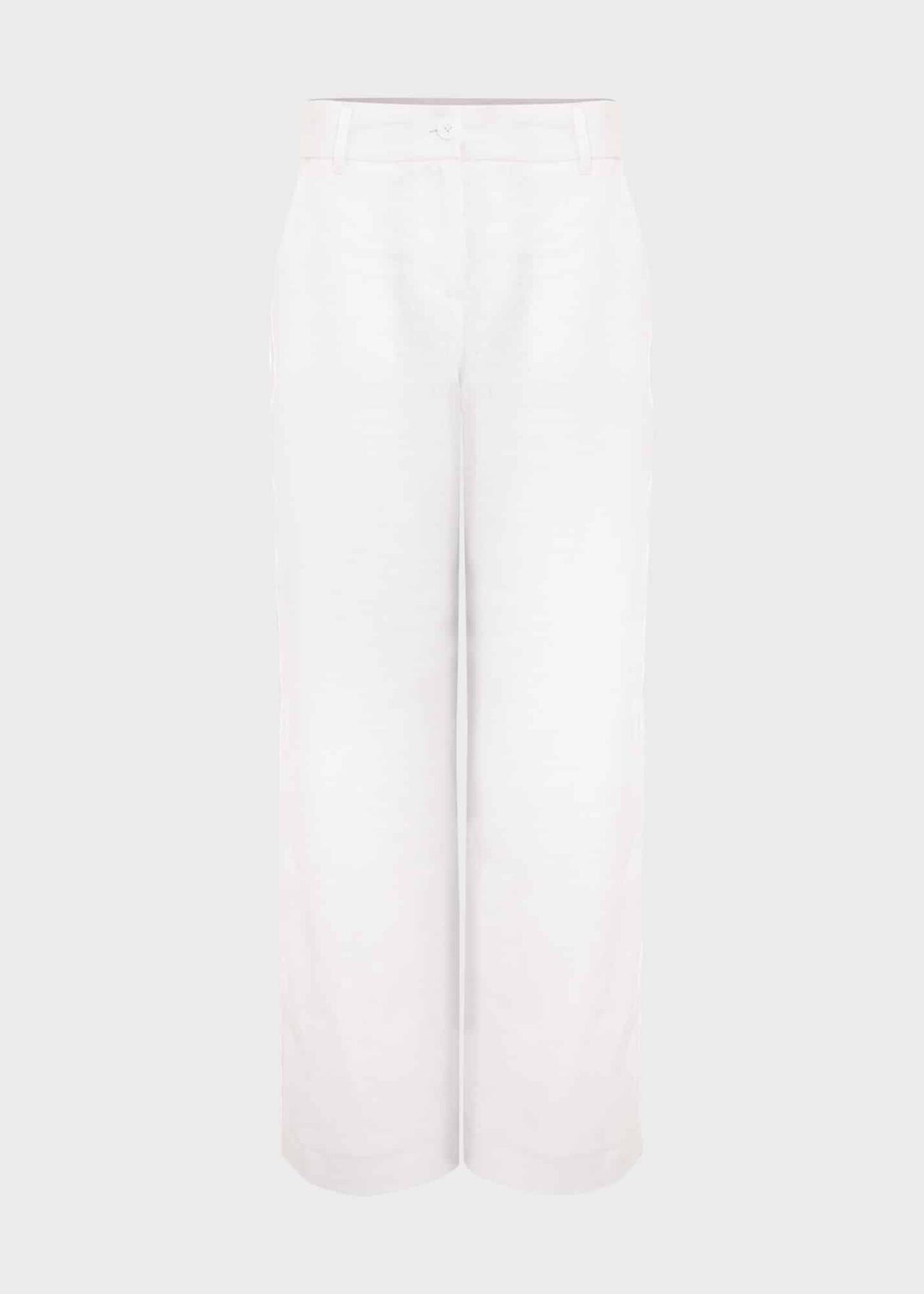 Lynn Linen Trousers, White, hi-res