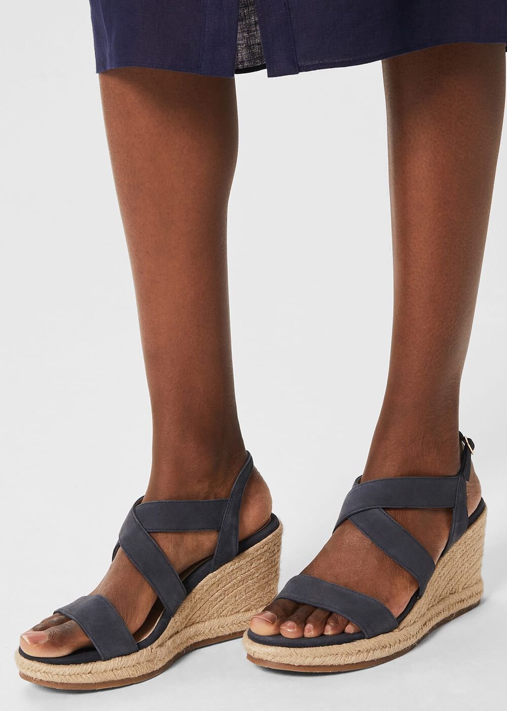Bridgette Espadrille, Navy, hi-res