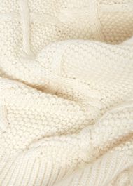 Cianna Cotton Sweater, Ivory, hi-res
