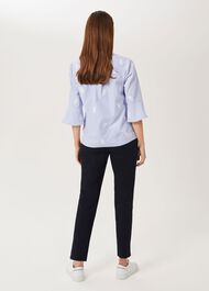 Yasmin Capri Trousers, Navy, hi-res