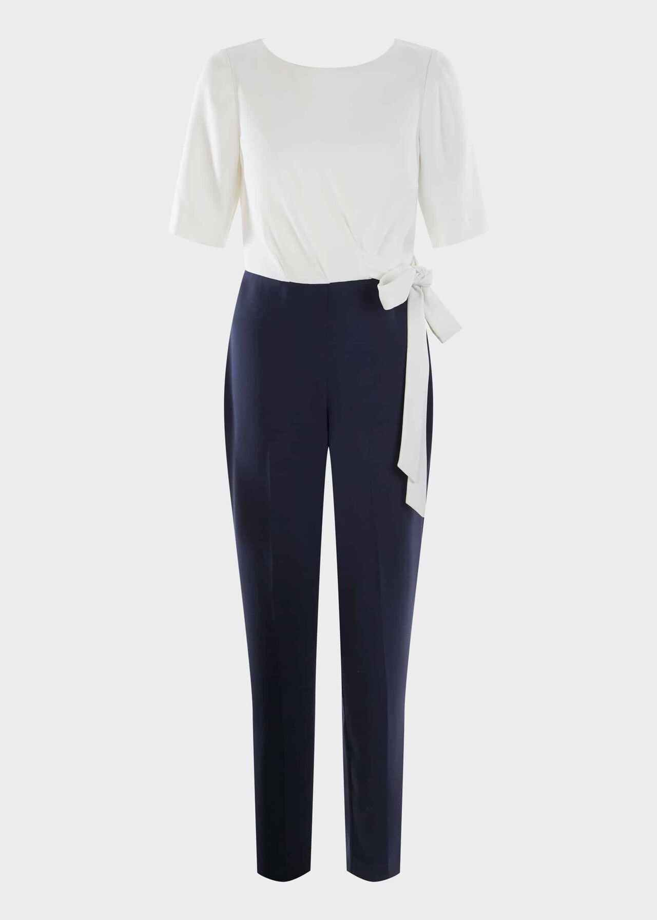 Petite Julianna Colourblock Jumpsuit Midnight Ivory