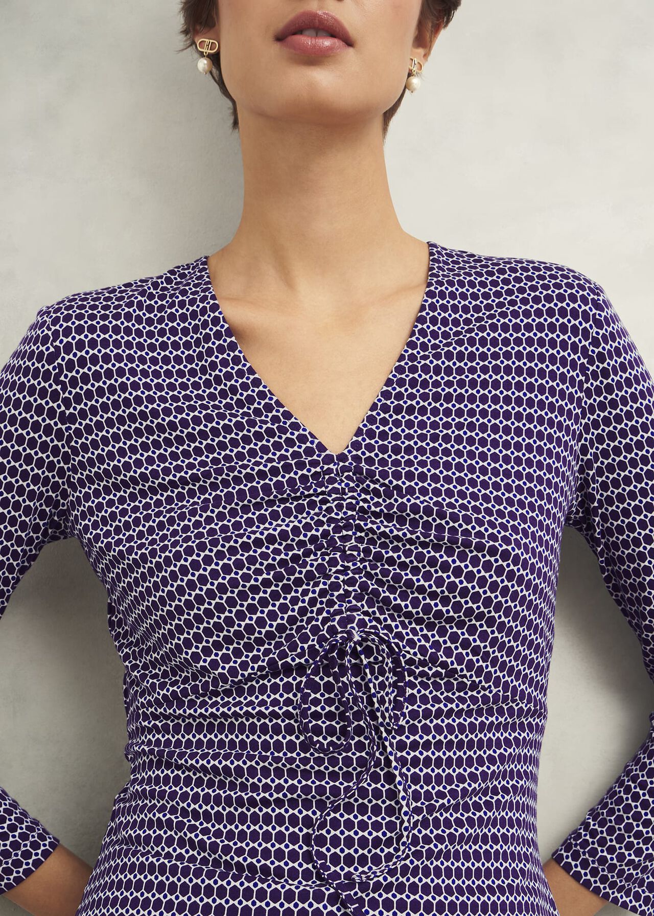 Simmy Printed Top, Purple Multi, hi-res