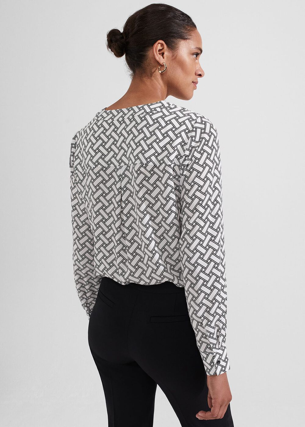 Nelle Top, Ivory Black, hi-res