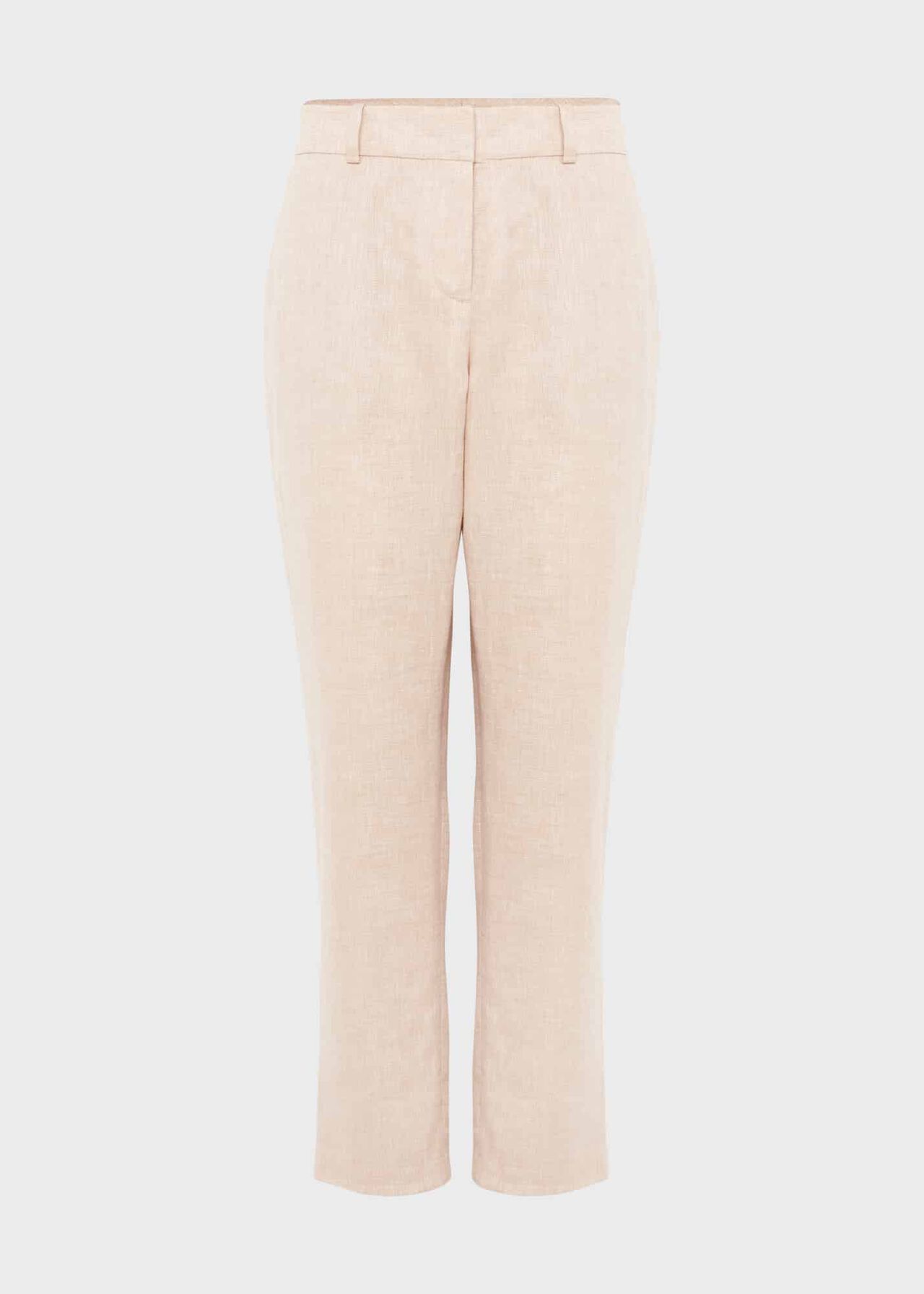 Petite Ivana Linen Trousers, Warm Neutral, hi-res