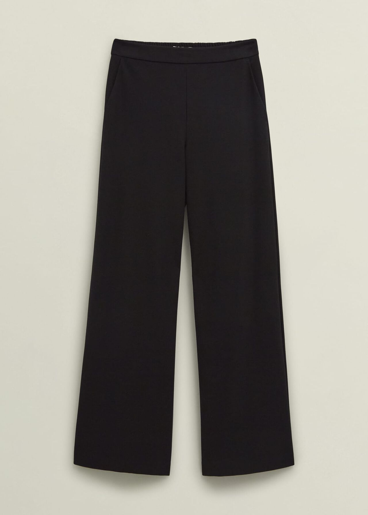 Kathy Ponte Pants, Black, hi-res