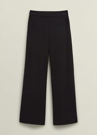 Kathy Ponte Pants, Black, hi-res