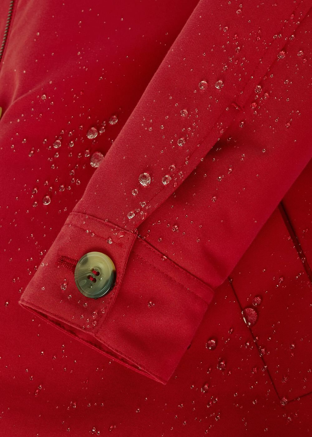 Ceira Water Resistant Coat With Hood, Red, hi-res