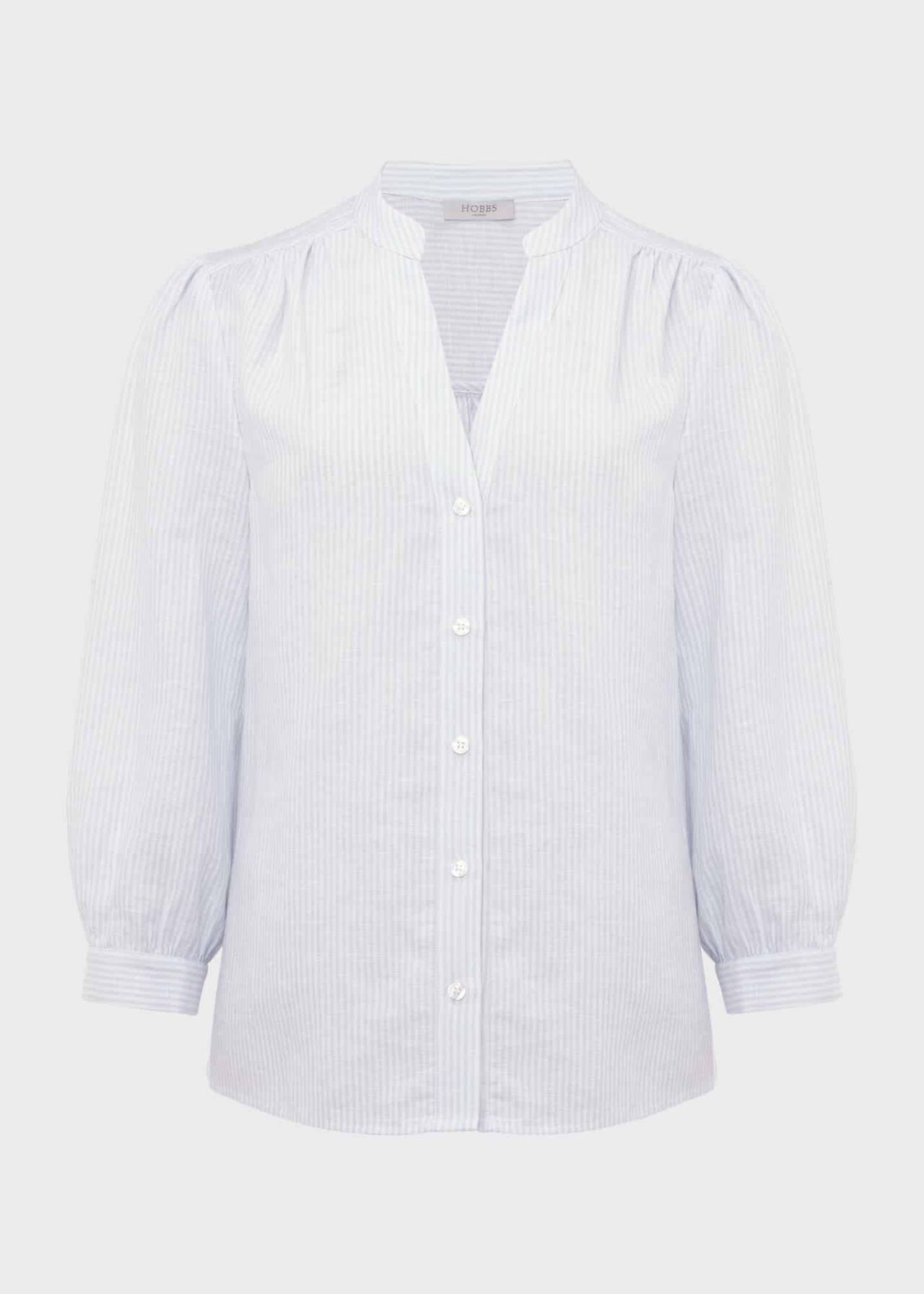 Louise Blouse, Dusty Blue Ivry, hi-res